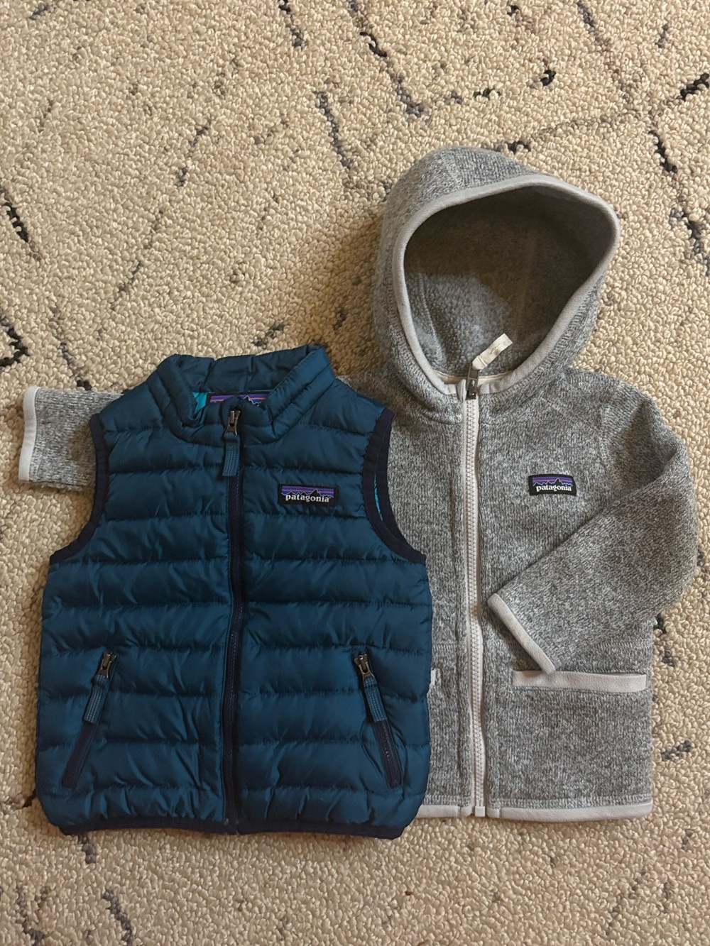 Patagonia kids Fleece Jacket & Puffer Vest (12/18)